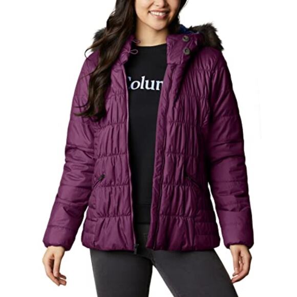 Columbia Women's Sparks Lake Jacket, Marionberry, Puffer Small - Picture 1 of 15